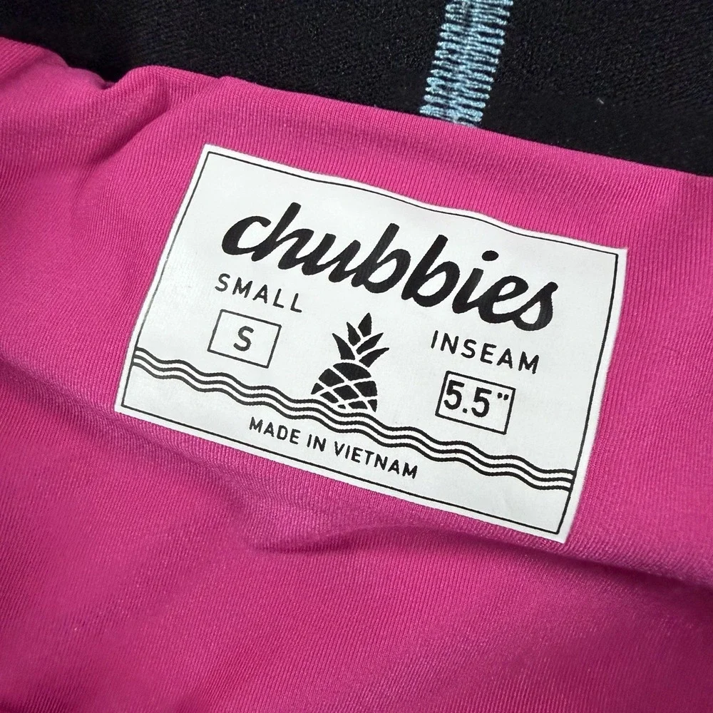 Chubbies Shorts Men Small Multicolor Athletic Lined 5.5